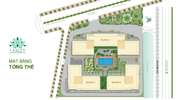mặt bằng tổng thể lavita charm