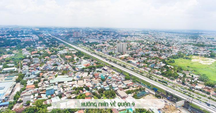 Hướng nhìn từ Lavita Charm về Quận 9
