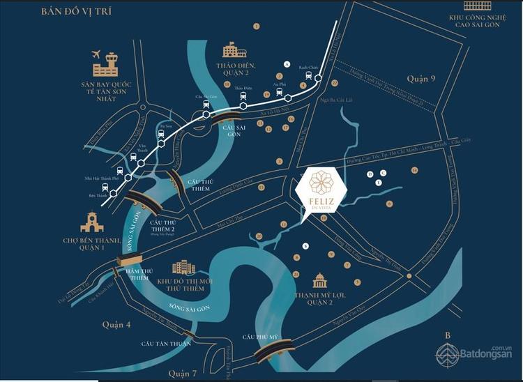 Vị trí dự án Feliz En Vista