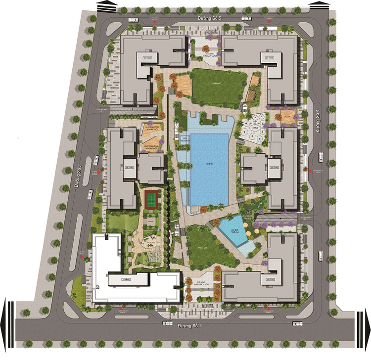 mặt bằng khu G