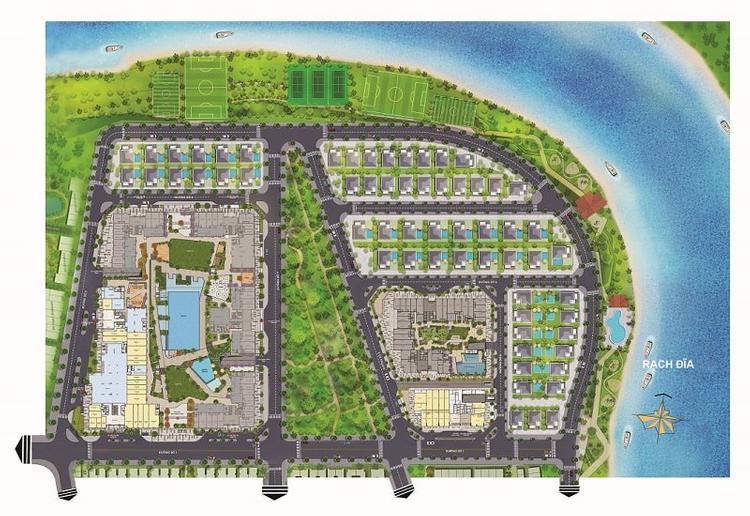 Mặt bằng tổng thể Sunrise Riverside