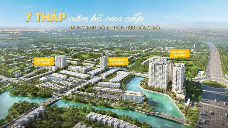 Hình ảnh 3 phân khu tại dự án MT Eastmark City