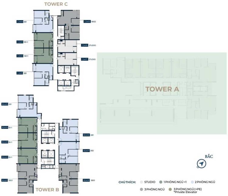Mặt bằng Lancaster Legacy tầng điển hình