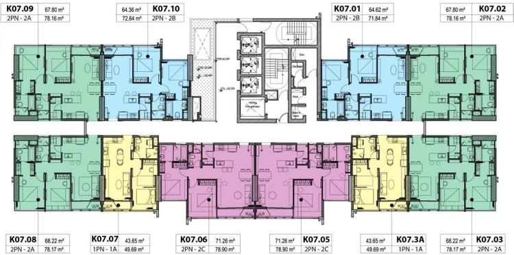 Mặt bằng Kingdom 101: tháp B