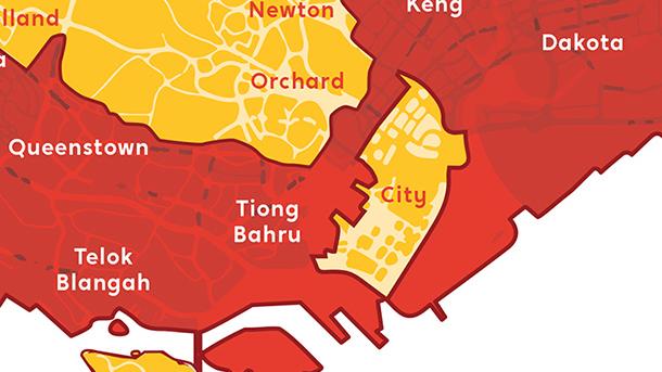 Singapore District Map Ura Singapore District Map: Defining The Ccr, Rcr And Ocr By The 28 Districts