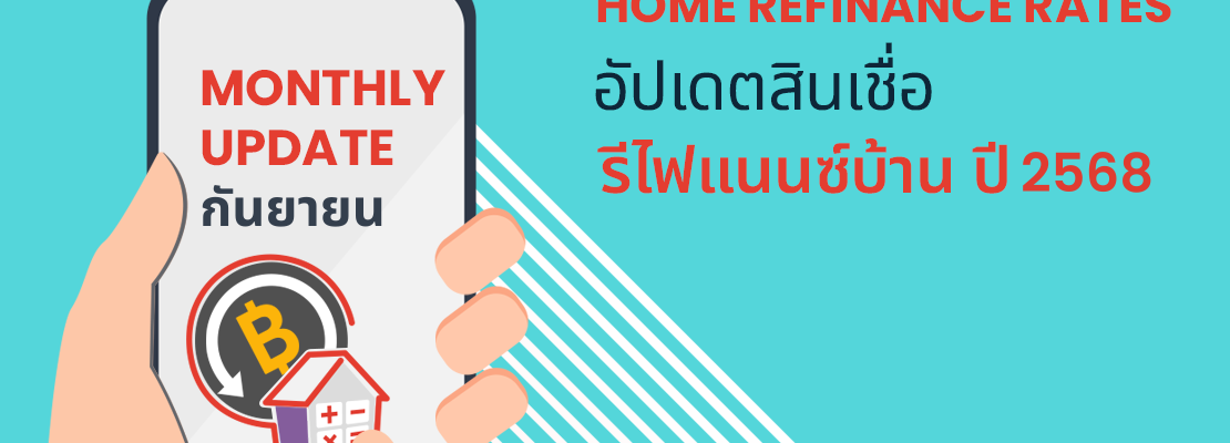 ขอลดดอกเบี้ยบ้าน รีไฟแนนซ์บ้าน (Refinance) ธนาคารไหนดี 2568