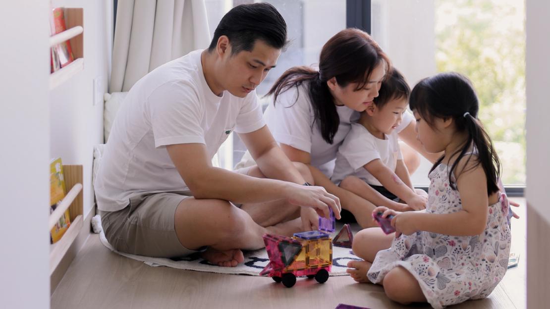A $90,000 Renovation Transformed their 4-bedroom Punggol Condo into a Haven for their Children