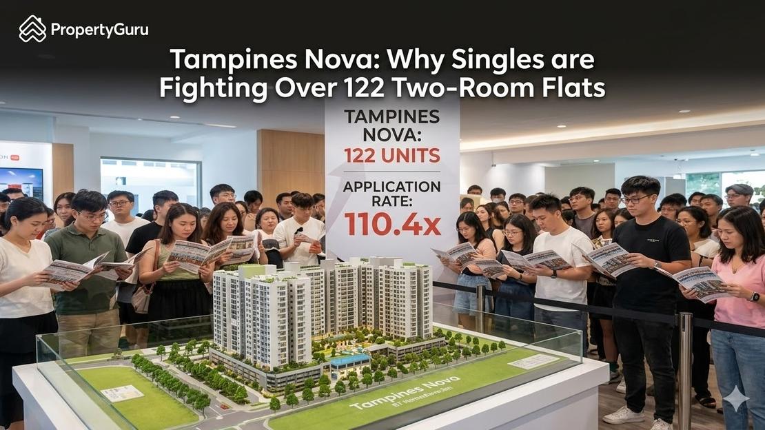Tampines Nova: Why Singles are Competing Intensely Over 122 Two-room Flats