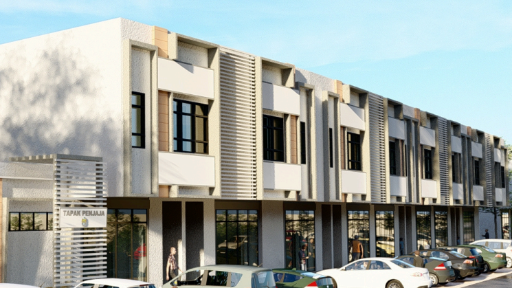 MAJLIS PELANCARAN JUALAN BAGI PROJEK KEDAI PEJABAT DUA (2) TINGKAT TAMAN SERI PUTERA FASA 10