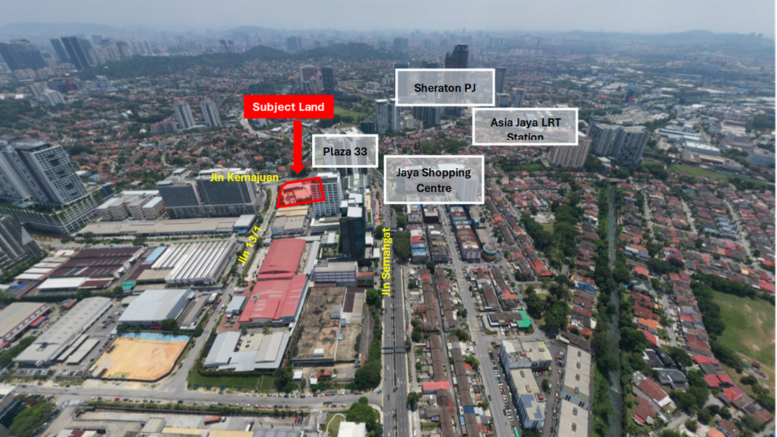 AVALAND ACQUIRES 2.2-ACRE LAND IN PETALING JAYA FOR RM49 MILLION