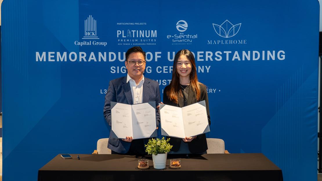 HCK CAPITAL GROUP & MAPLEHOME SYNERGY TO STRENGTHEN PROPERTY MANAGEMENT FOR E.SENTRAL SMARTCITY AND PLATINUM PREMIUM SUITES