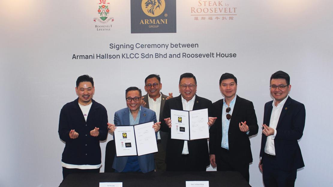 Armani Hallson KLCC signs an iconic collaboration with Serendipity Assets Management