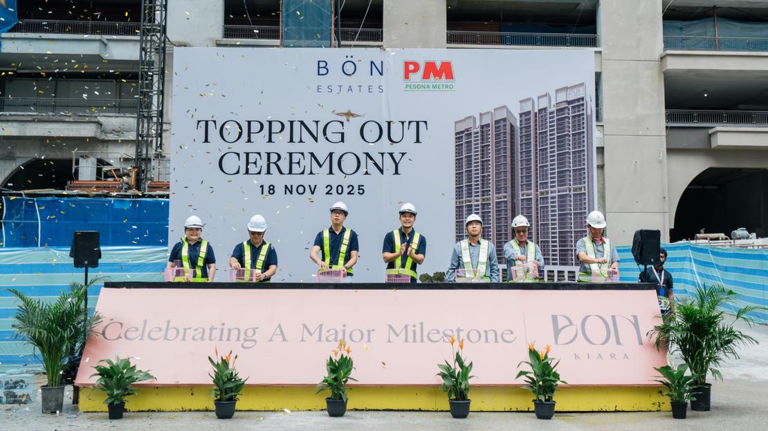 Bon Estates Celebrates Major Milestone with Bon Kiara Topping Off Ceremony