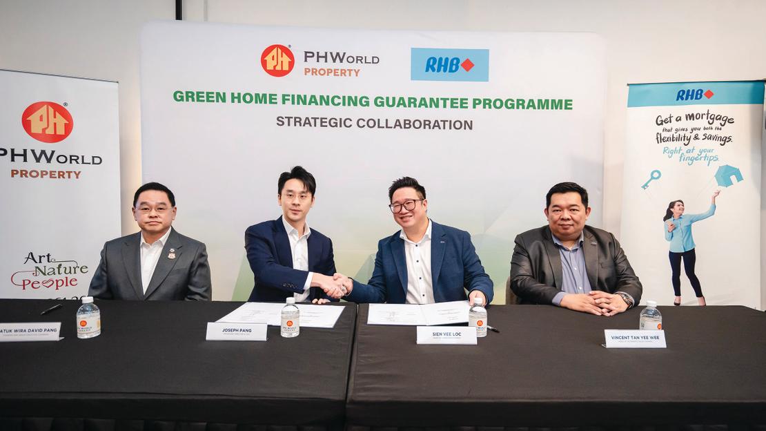 Signing a First in Johor: PH World & RHB Partner to pioneer 110% Green Home Financing Guarantee Programme