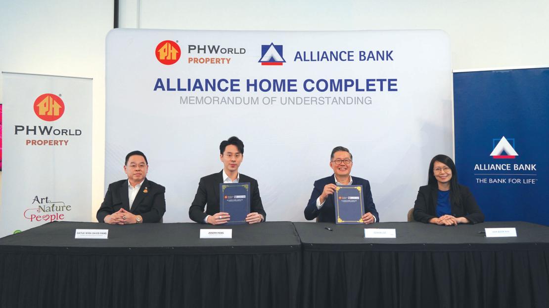PH World Property and Alliance Bank Inks First MOU for ‘Alliance Home Complete’ Programme in Johor