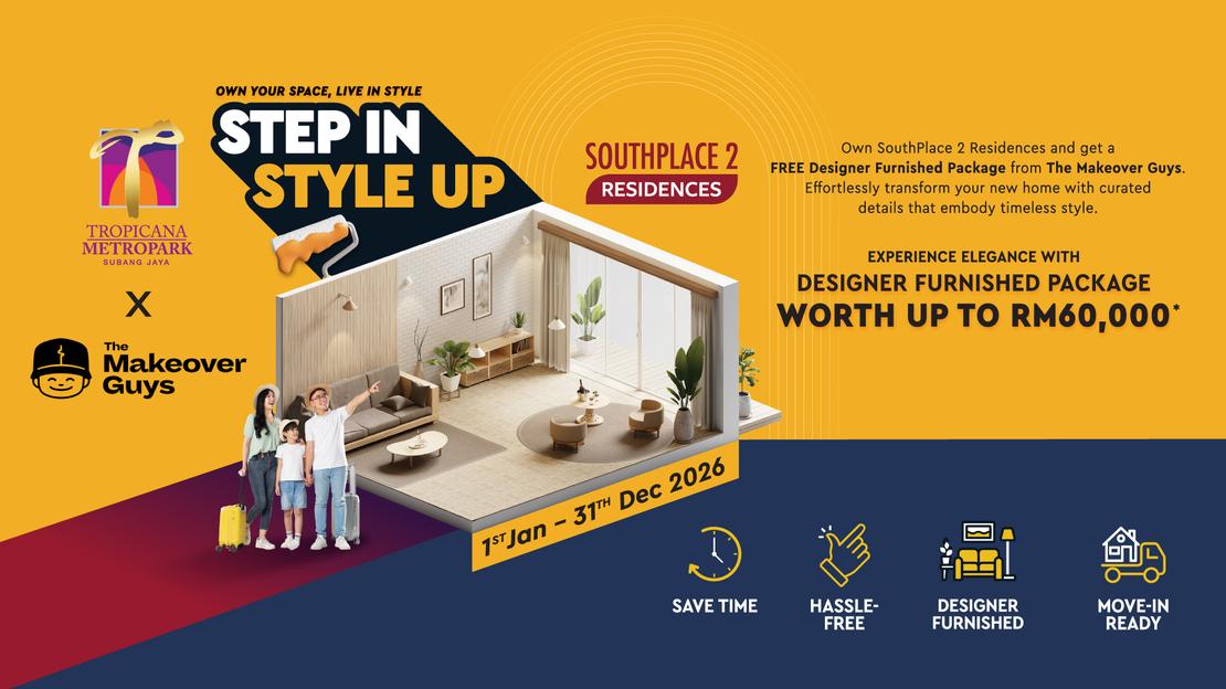 TROPICANA METROPARK & THE MAKEOVER GUYS DELIVER DESIGNER HOMES AT UNBEATABLE VALUE