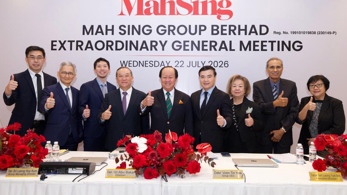 MAH SING TO DEVELOP RM2.26 BILLION MS INDUSTRIAL PARK @ KULAI AFTER SHAREHOLDERS GIVE GREEN LIGHT