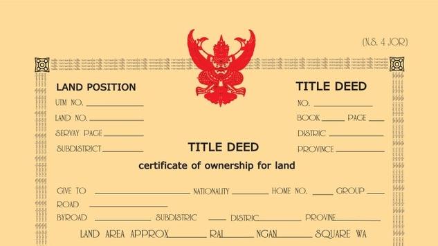 โฉนด น.ส.4 จ. คือสีอะไร สำคัญอย่างไร ออกโดยใคร ขอได้ที่ไหน