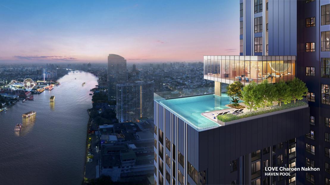 แสนสิริ ประเดิมคอนโดแบรนด์ใหม่ LOVE Charoen Nakhon วิวแม่น้ำ เลี้ยงสัตว์ได้