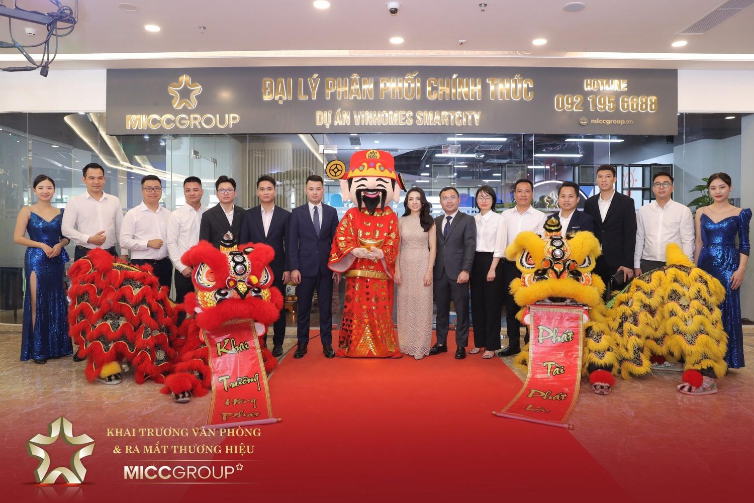 Văn phòng MICC Group tại Parking Zone 3 - Vinhomes Smart City 