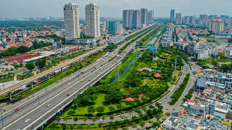 Đất phát triển cơ sở hạ tầng được chia thành nhiều loại theo các cách khác nhau