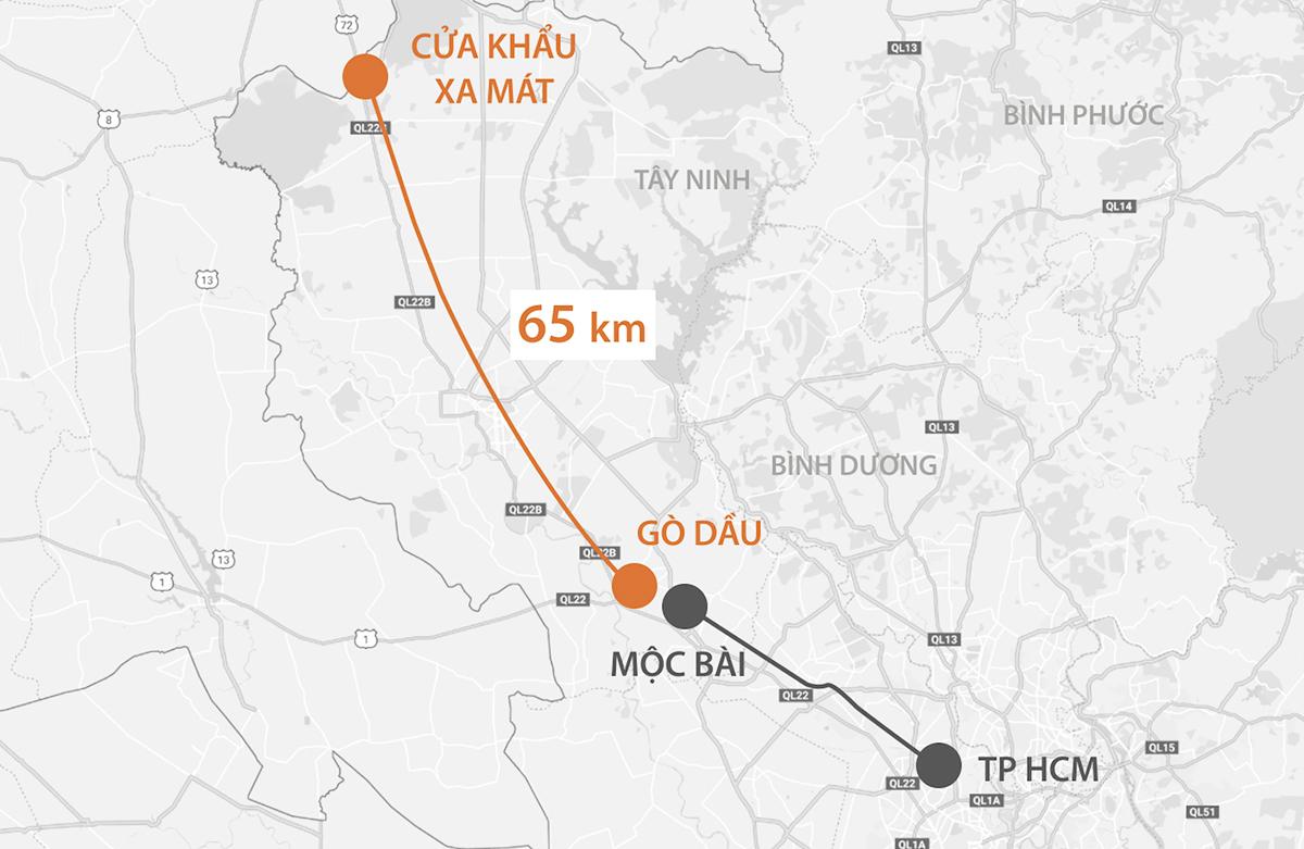 Dự án xây dựng cao tốc Gò Dầu - Xa Mát