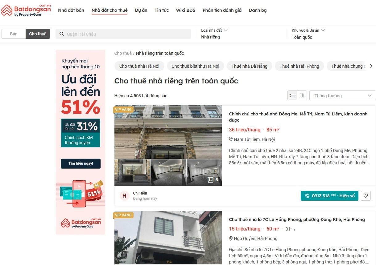 Viết tiêu đề đăng tin cho thuê nhà càng hấp dẫn càng dễ thu hút khách thuê