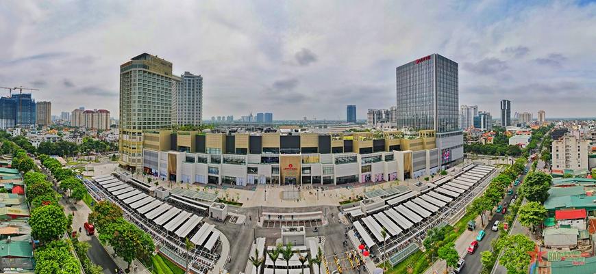 Toàn cảnh Lotte Mall West Lake Hanoi.