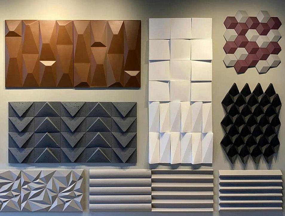 Mẫu gạch 3D ốp tường ngoài trời