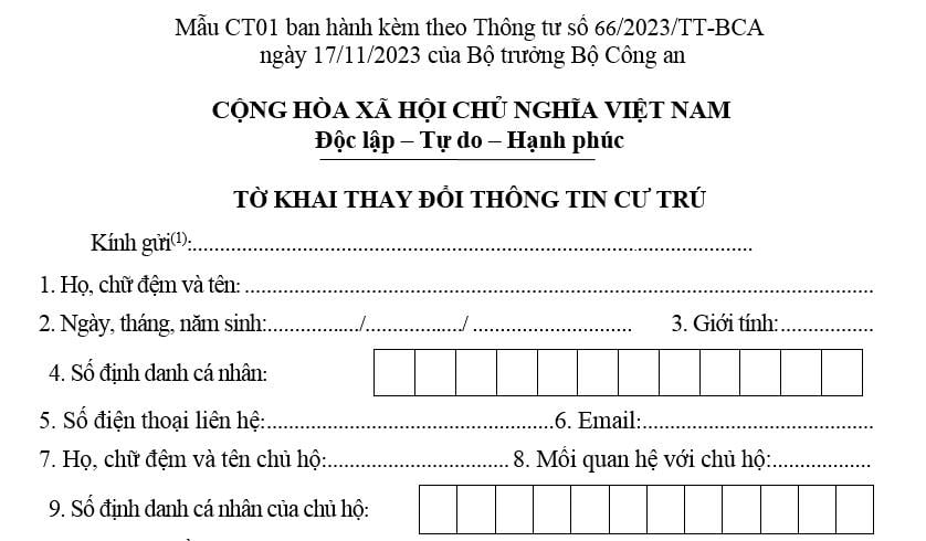 Đăng ký tạm trú online