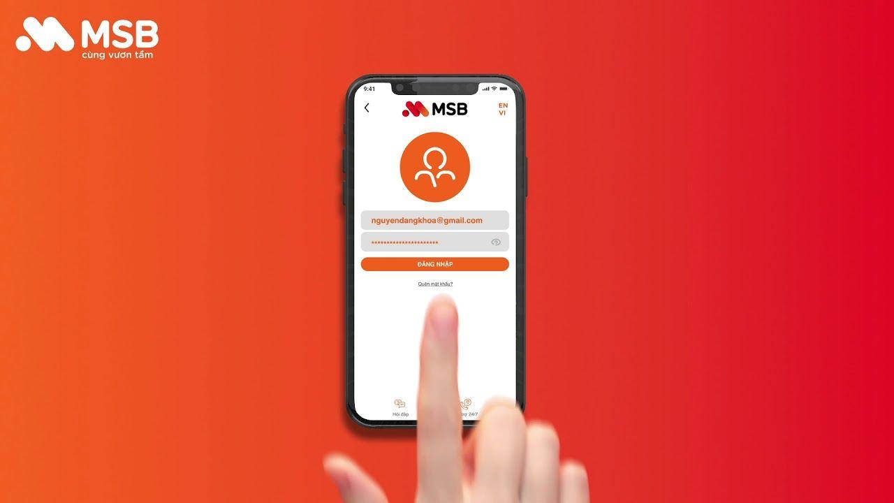Tên đăng nhập ngân hàng MSB