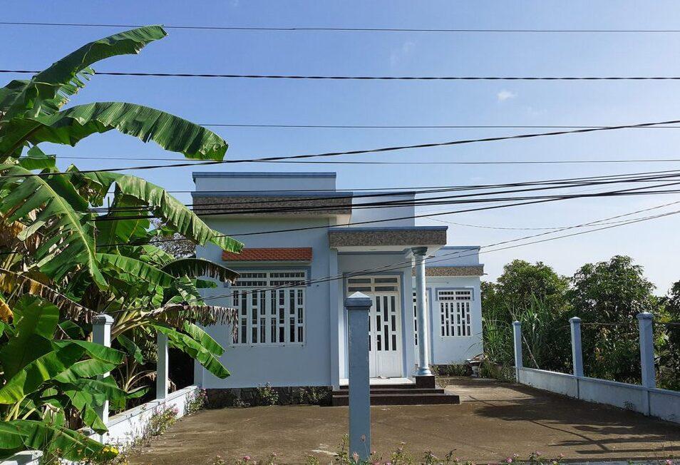 Nhà cấp 4 mái bằng nông thôn