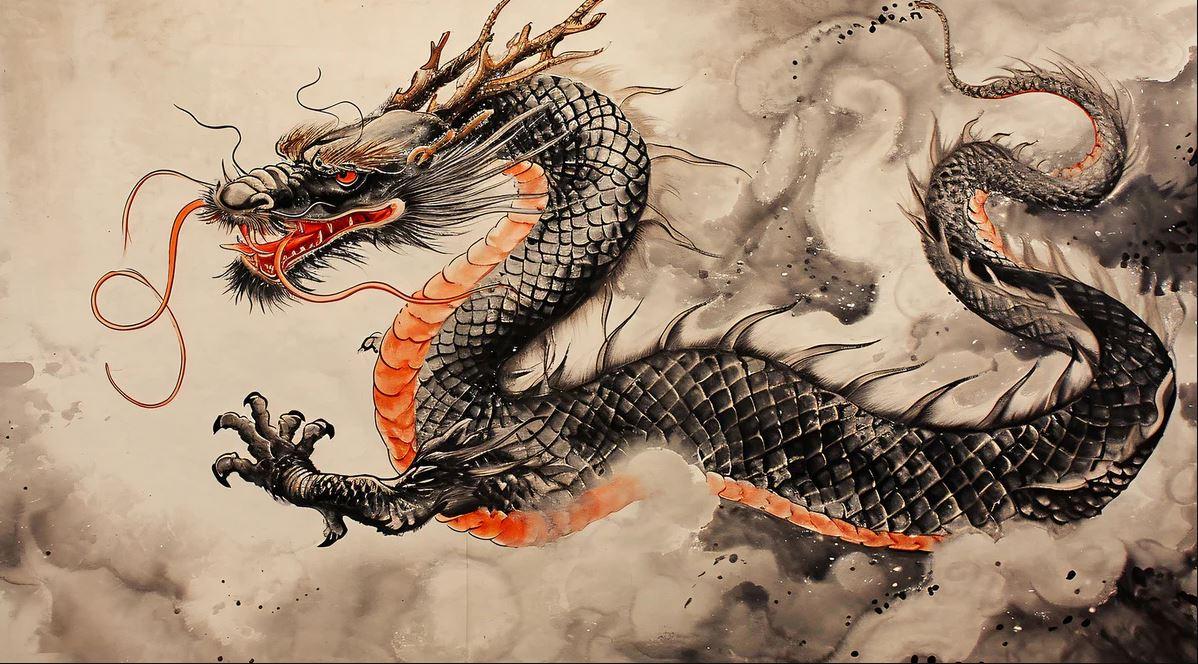 hình ảnh diễn hoạ rồng trong truyền thuyết