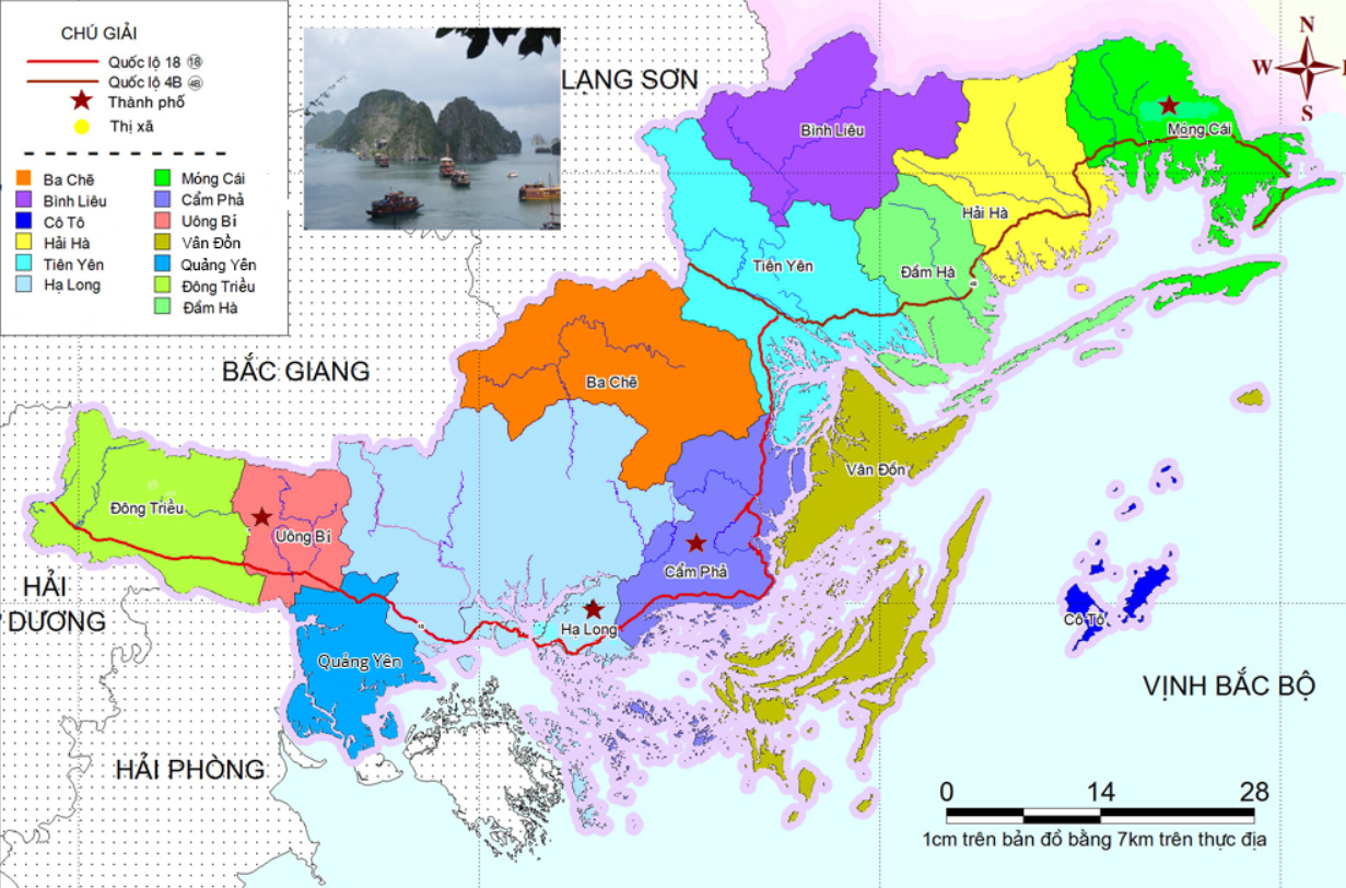 Bản đồ Quảng Ninh
