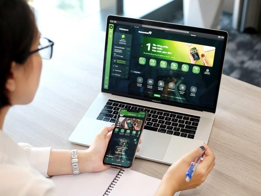 Có thể vay vốn online qua ứng dụng VCB Digibank của Vietcombank