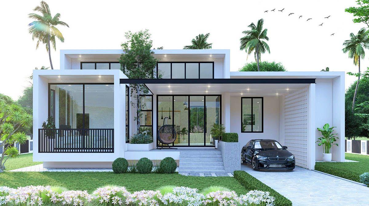Nhà 1 tầng đẹp ngày càng trở thành xu hướng