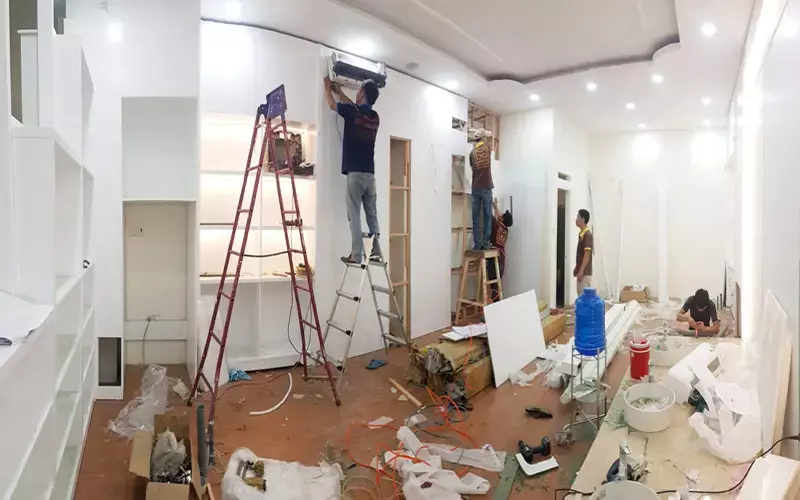 Thi công nội thất phòng khách