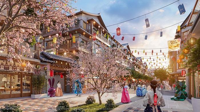 Phố Hàn tại Mega Grand World Hà Nội
