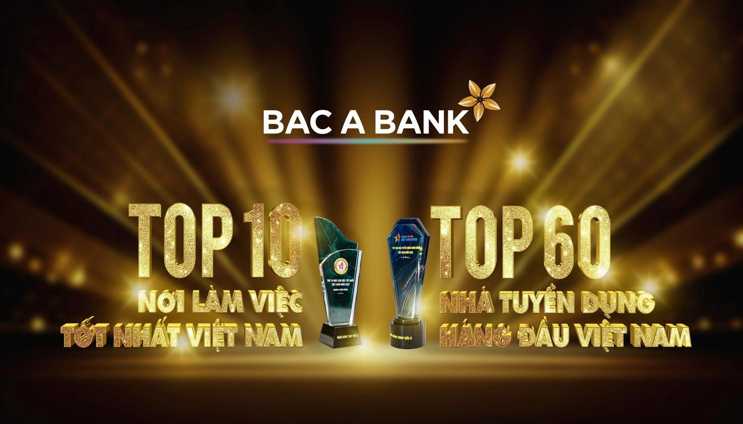 Giải thưởng mà Bắc Á Bank đã nhận được năm 2023