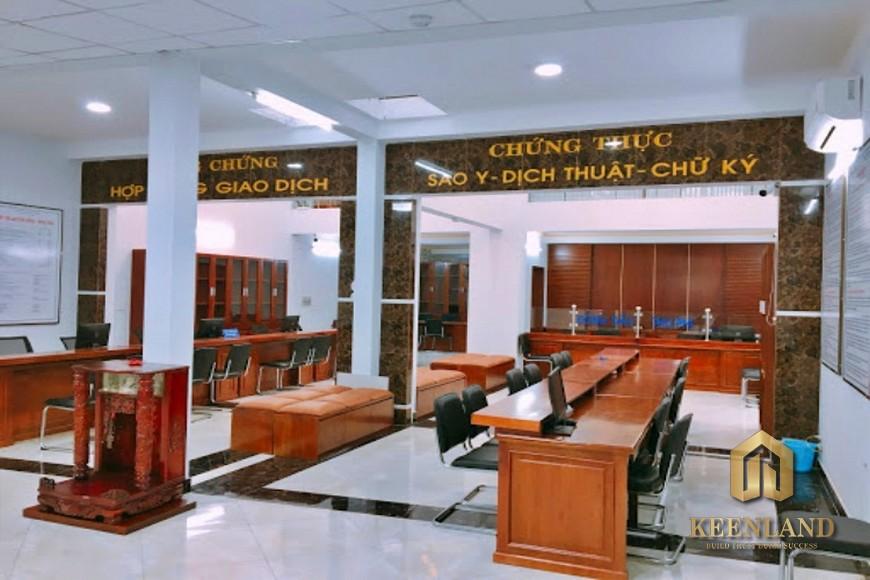 Văn phòng công chứng Dĩ An. 