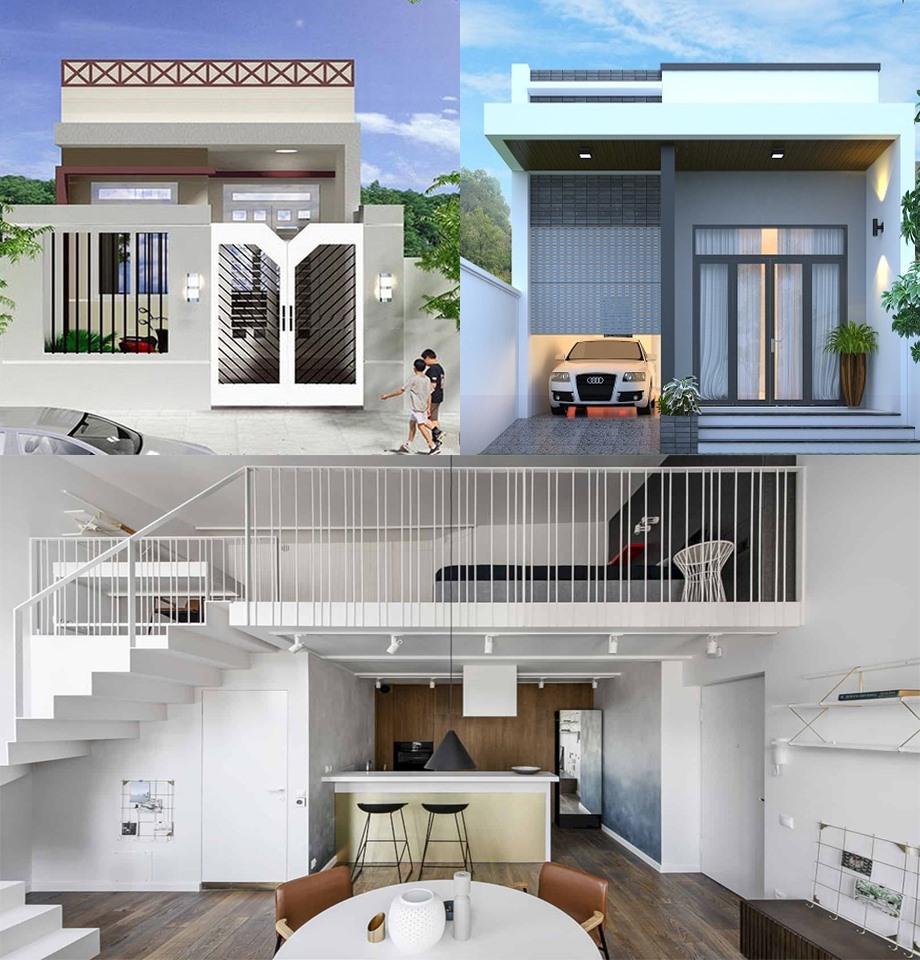 Một mẫu thiết kế nhà cấp 4 có gác lửng