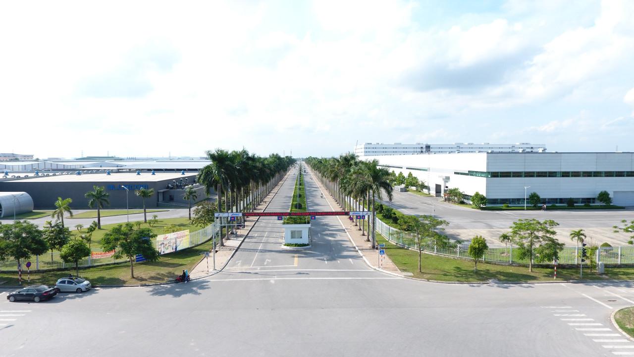 Cổng vào KCN Tràng Duệ Hải Phòng