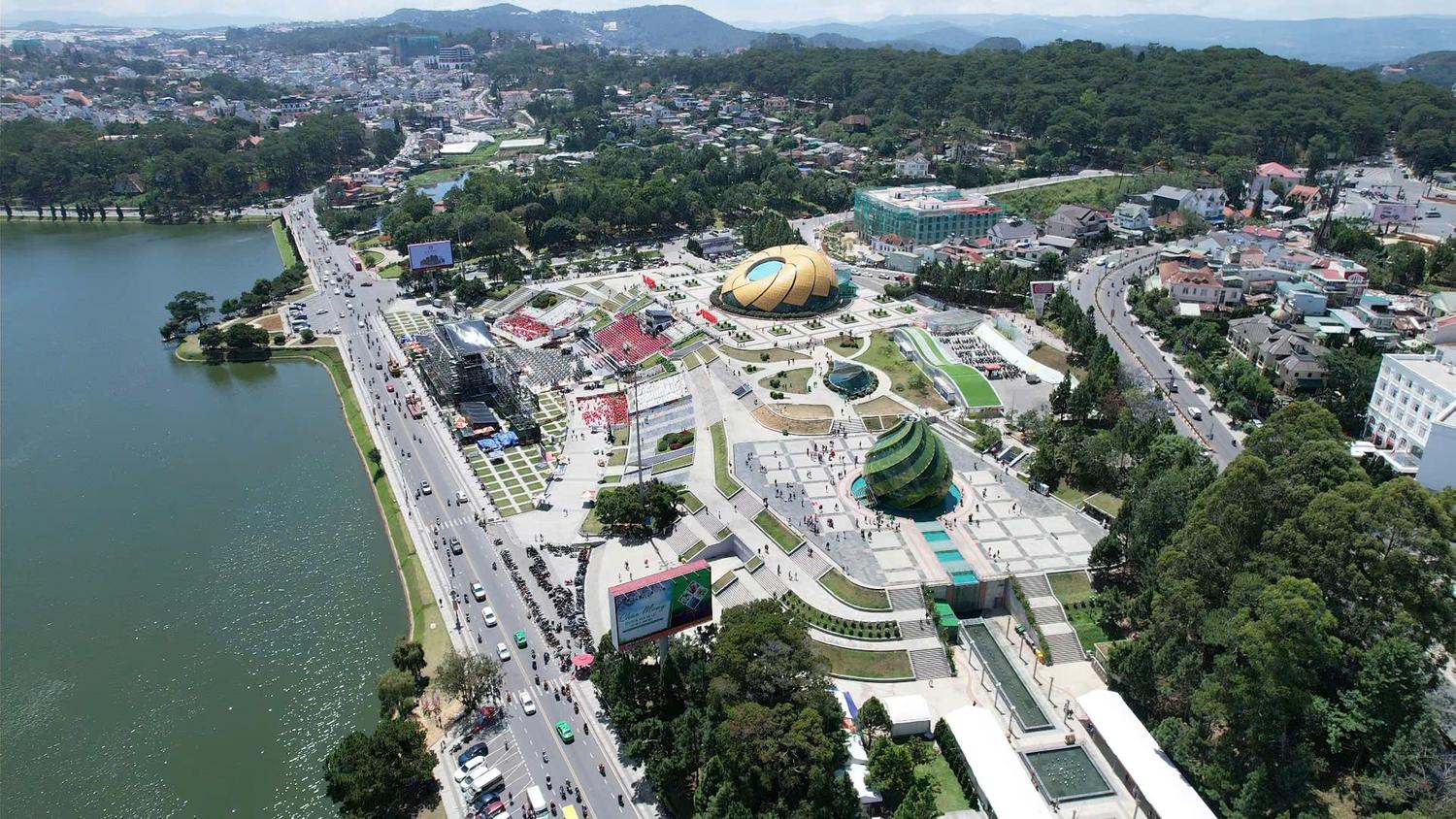 Khu vực trung tâm thành phố Đà Lạt, tỉnh Lâm Đồng mới