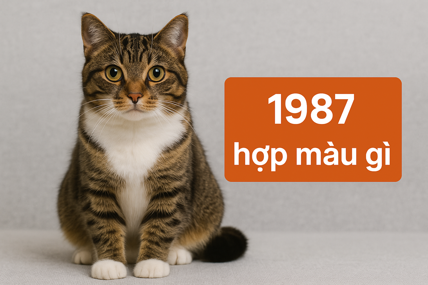 Nhiều người thắc mắc sinh năm 1987 hợp màu gì