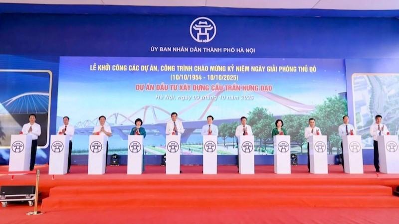 Lễ khởi công cầu Trần Hưng Đạo