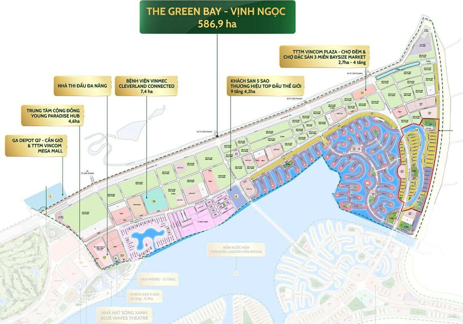 Phân khu The Green Bay