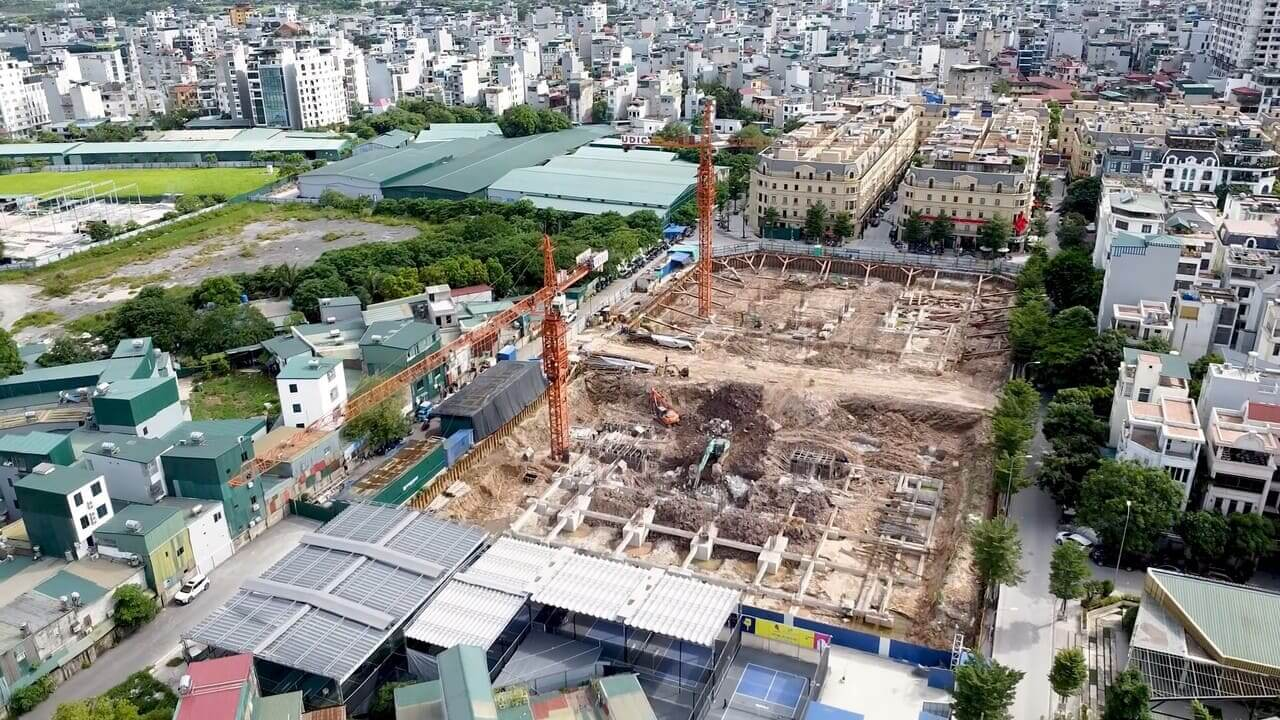 Tiến độ dự án nhà ở xã hội Hạ Đình