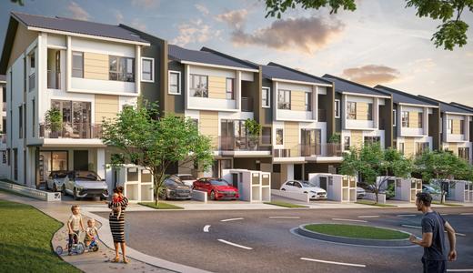 Aurelia at Senna Puteri: Serene Townhouse Living on a Hilltop