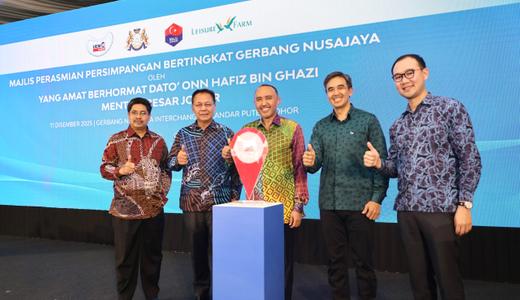 UEM Sunrise Opens Gerbang Nusajaya Interchange, Strengthens JS-SEZ Connectivity in Iskandar Puteri