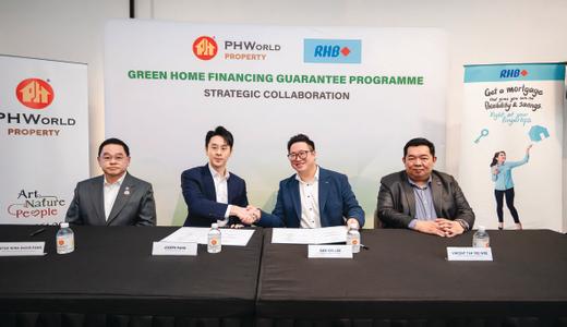 Signing a First in Johor: PH World & RHB Partner to pioneer 110% Green Home Financing Guarantee Programme